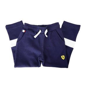 Scuderia Ferrari Boy Ink Blue French Terry Joggers Pants